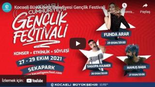 Kocaeli Büyükşehir Belediyesi Gençlik Festivali Canlı Yayın