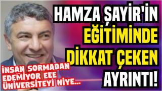 Dilovası Belediye Başkanı Hamza Şayir'in Eğitiminde Dikkat Çeken Ayrıntı!