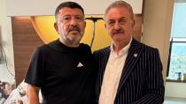 Nail Çiler’den Veli Ağbaba’ya hastanede ziyaret