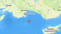 Antalya açıklarında deprem mi oldu?
