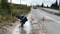 Büyükşehir’den sağanak sonrası yoğun çalışma